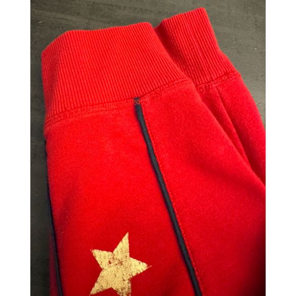 Tommy Hilfiger Sport Red Joggers Stars - Sz S - Picture 6 of 13